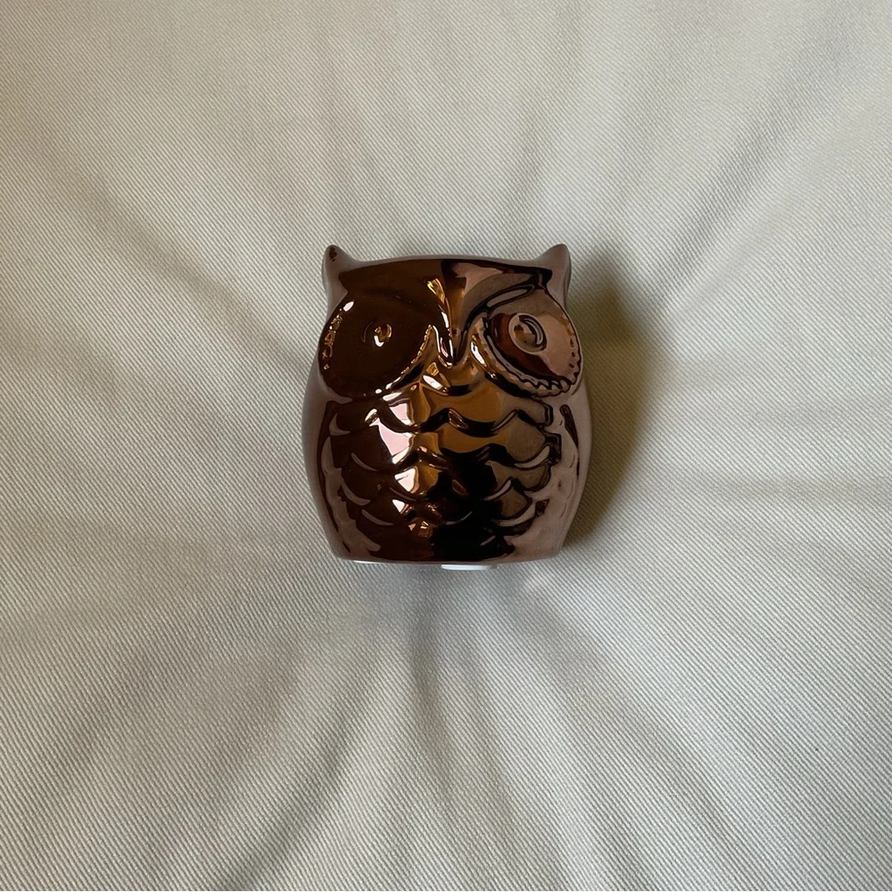 Yankee Candle Shiny Owl Tea Light Votive Candle Holder RETIRED